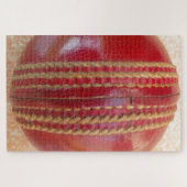 Nieuwste cricket Red Ball Legpuzzel (Horizontaal)