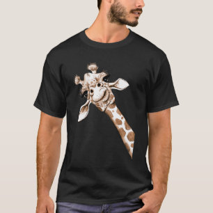 Nieuwste Giraffe Funny Zoo Animal Costume Gift T-shirt