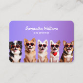 Nieuwste hond Grooming Custom QR Visitekaartje (Voorkant)