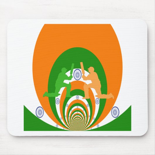 Nieuwste Indiase cricketideeën Muismat (Voorkant)