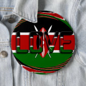 Nieuwste Kenya Pinback-Button Ronde Button 6,0 Cm (In situ)