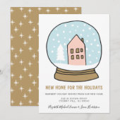 Nieuwste kerstbericht feestdagenkaart (Voorkant / Achterkant)