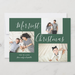 Nieuwste kerstdag 3 Foto collage Feestdagenkaart