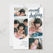 Nieuwste kerstfeestdag feestdagenkaart (Voorkant)