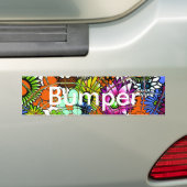 Nieuwste Kleurrijke Verbazingwekkende Bloemenpatro Bumpersticker (Op auto)