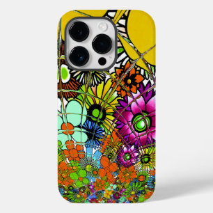 Nieuwste Kleurrijke Verbazingwekkende Bloemenpatro Case-Mate iPhone 14 Pro Hoesje
