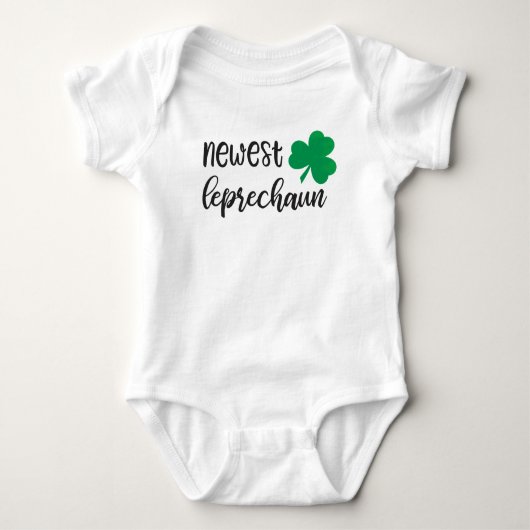 Nieuwste Leprechaun Romper (Voorkant)