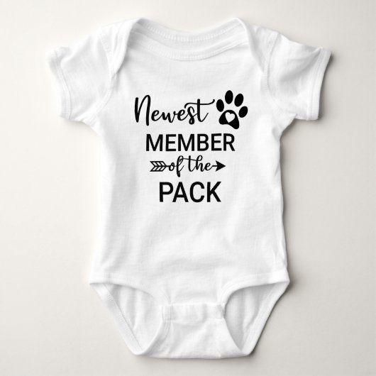 Nieuwste lid van de "Pack Pregnancy Announcement" Romper (Voorkant)