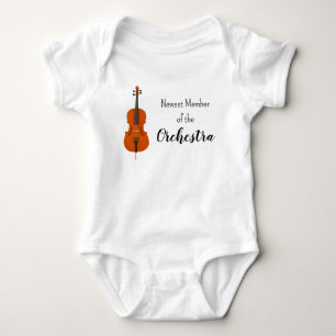 Nieuwste Lid van het Orkest Cello Bodysuit