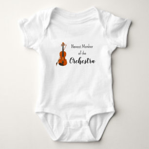 Nieuwste Lid van het Orkest Viool Bodysuit
