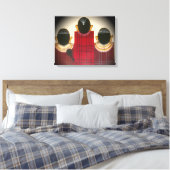 Nieuwste mooie Kenia Maasai Familieideeën Canvas Afdruk (Insitu (Slaapkamer))