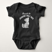 Nieuwste naar de wolf pack baby geschenken romper (Voorkant)