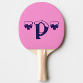 Nieuwste roze tafeltennisbatje (Voorkant)