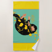 Niffler Floating With Gold Strandlaken (Voorkant)