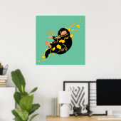 Niffler met goud poster (Thuiskantoor)