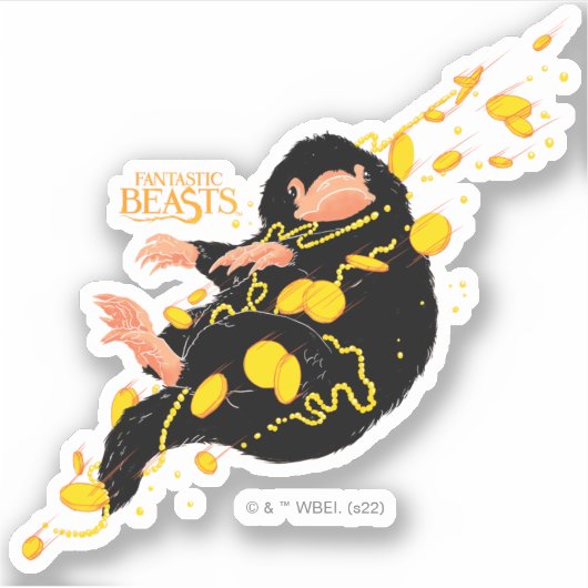 Niffler met goud sticker (Voorkant)