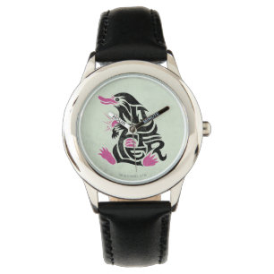 NIFFLER™ Typografie Grafisch Horloge