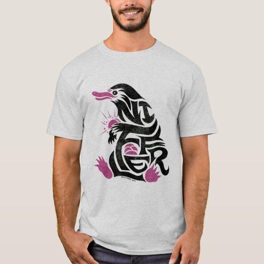 NIFFLER™ Typografie Grafisch T-shirt (Voorkant)