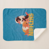 Nifflers afbeelding sherpa deken (Voorkant (horizontaal))