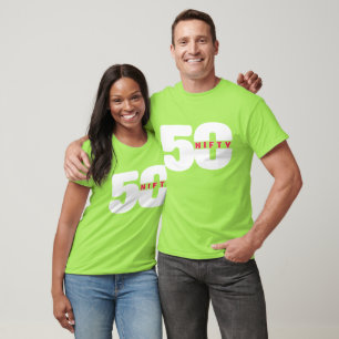 NIFTY 50 T-shirts D'ANNIVERSAIRE inspirés par les 