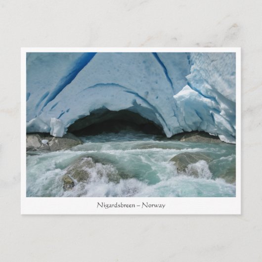 Nigardsbreen Noorwegen Briefkaart (Voorkant)