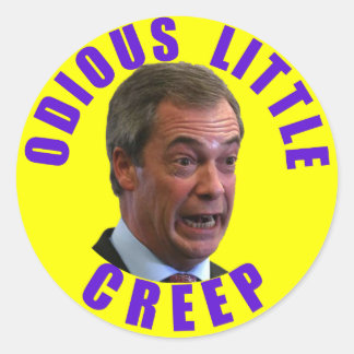 Nigel Farage Ronde Sticker