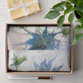 NIGELLA mooi blauw bloemendecoupage papier (Geschenk)