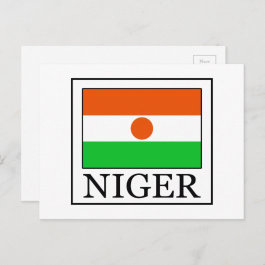 Niger Briefkaart (Voorkant / Achterkant)