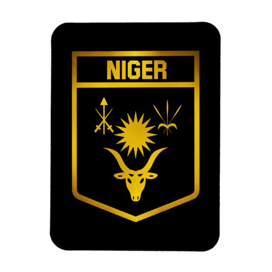 Niger Emblem Magneet (Verticaal)
