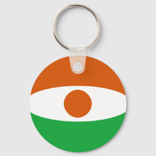 Niger Fisheye Flag Sleutelhanger