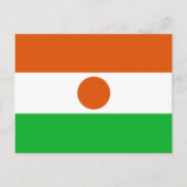 Niger Flag Briefkaart (Voorkant)