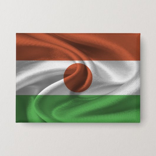 Niger Flag Button (Voorkant)