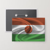 Niger Flag Button (Voorkant / Achterkant)