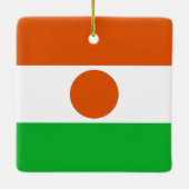 Niger Flag Keramisch Ornament (Achterkant)