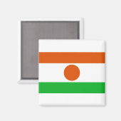 Niger Flag Magneet (Voorkant / Achterkant)