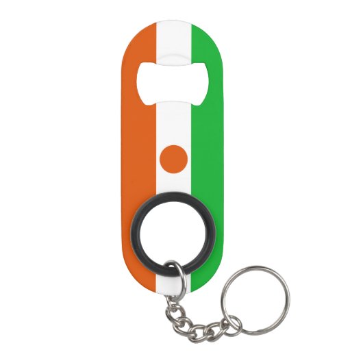 Niger Flag Mini Flessenopener (Achterkant)