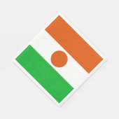 Niger Flag Servet (Hoek)