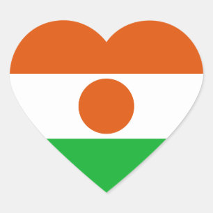 niger hart sticker