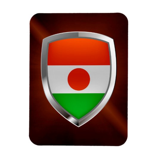 Niger Metallic Emblem Magneet (Verticaal)
