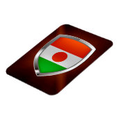 Niger Metallic Emblem Magneet (Linkerzijde)