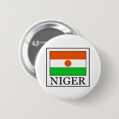 Niger Ronde Button 5,7 Cm (Voorkant /achterkant)