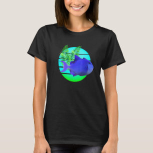 Niger Trekkervis Aggressieve Zoutwater Aquariumvis T-shirt