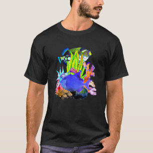 Niger Trigger Vis Riaa agressieve Zoutwater Aquari T-shirt