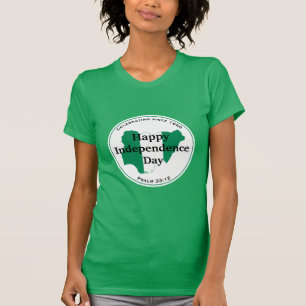 Niger viert onafhankelijkheid Nigeriaanse vlag T-shirt