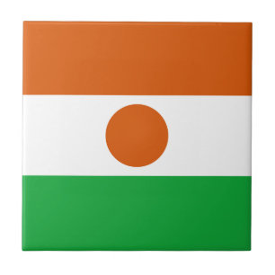 Niger Vlag Keramische Tegel Tegeltje