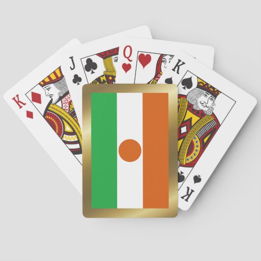 Niger Vlag Speelkaarten (Achterkant)