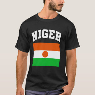 Niger Vlag Trots Nigerien Mensen Diaspora Afrikaan T-shirt