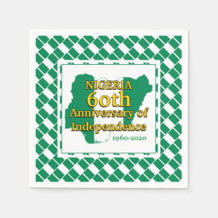 NIGERIA 60e Jubileum Onafhankelijkheid   Nigeriaan Servet