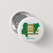 NIGERIA 60e Jubileum Onafhankelijkheid Ronde Button 3,2 Cm (Voorkant /achterkant)
