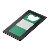 Nigeria avec le drapeau nigérian (Afrique de l'Oue (Devant Angle)